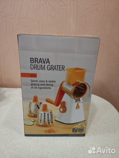 Роторная терка шинковка Brava Drum Grater