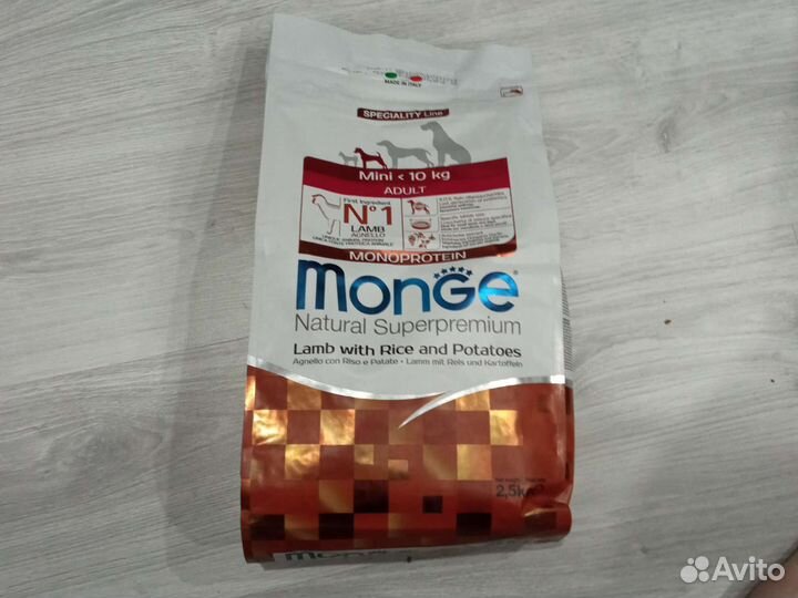 Корм для собак monge