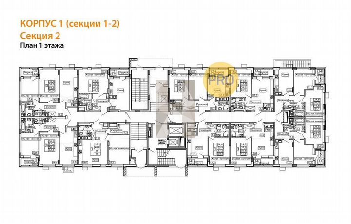 2-к. квартира, 58,5 м², 1/11 эт.