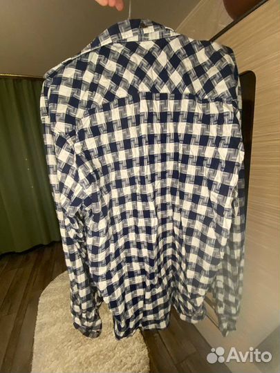 Рубашка Black Stone 6xl, мужская, клетчатая