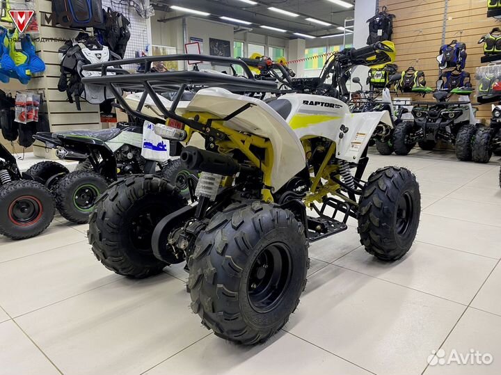 Квадроцикл Raptor Super LUX 125 Желтый