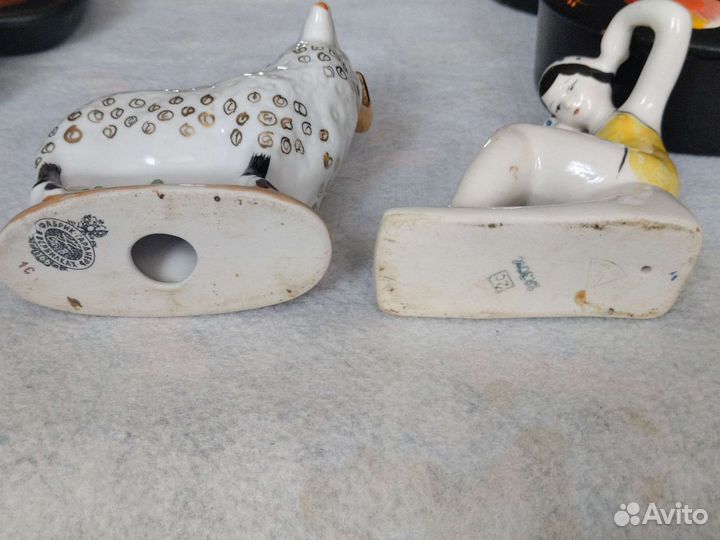 Фарфоровые статуэтки времен СССР