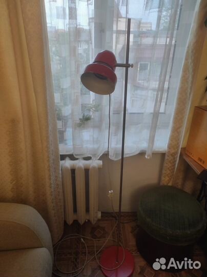 Лампа настольная и торшер ГДР винтаж