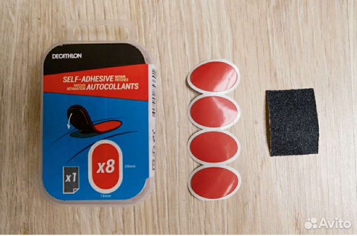 Набор самоклеящихся заплаток для ремонта камер вел