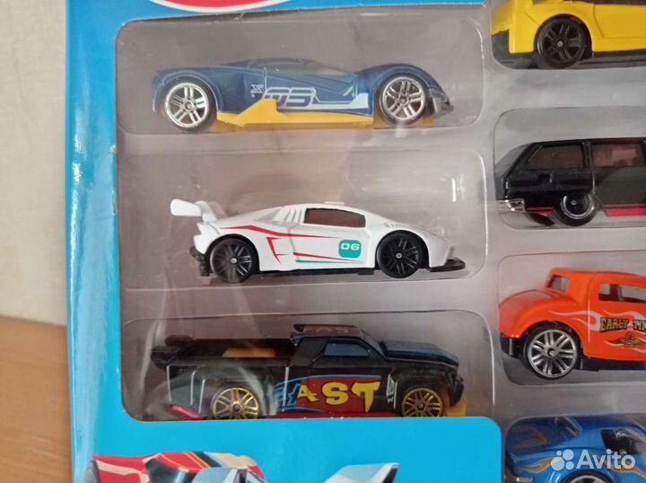 Машинки Hot Wheels 10 шт
