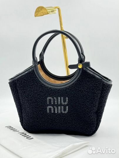 Сумка женская miu miu плющевая