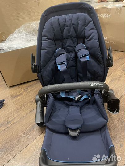 Коляска 2 в 1 Cybex Priam lll Nautical Blue