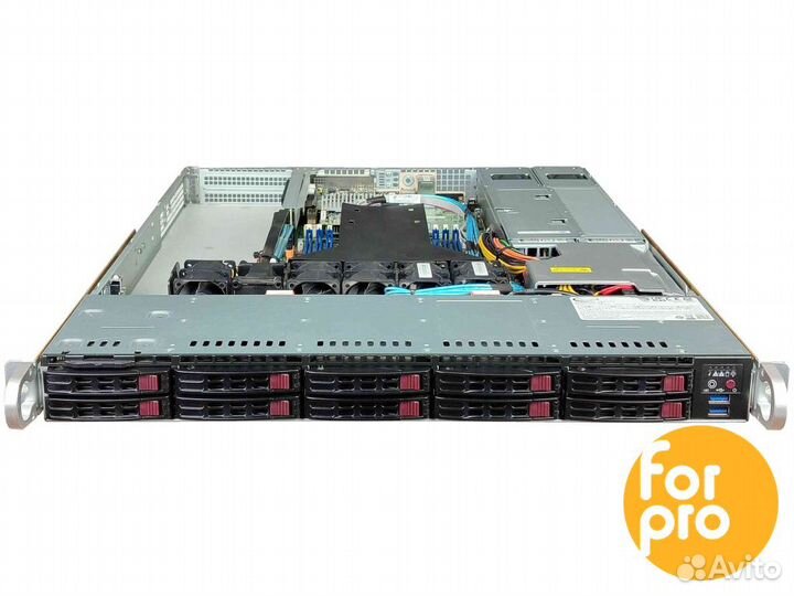 Сервер Supermicro 116 10SFF 6128Gold 384GB