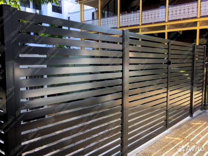 Забор Ранчо горизонтальный