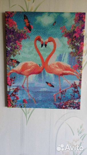 Алмазная мозаика собранная