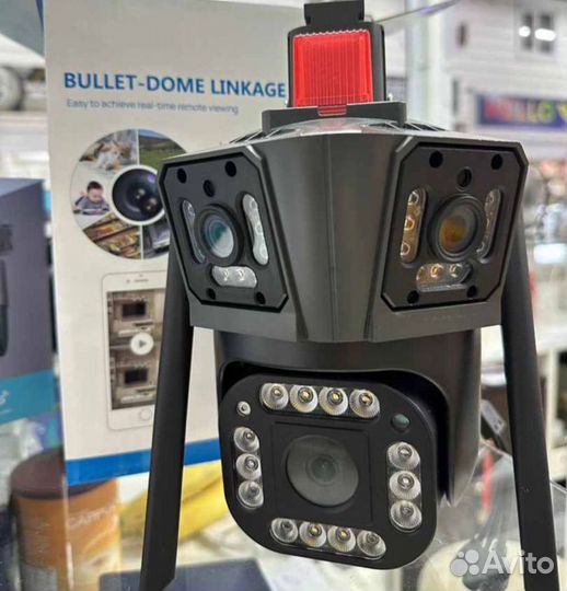 Wi-Fi камера, 3 обьектива