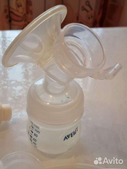 Электрический молокоотсос Avent 1 неделюБ/У+посуда