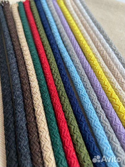 Шнур хлопковый 5 мм с сердечником