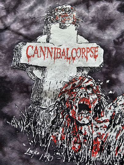 Футболка Мерч Cannibal Corpse винтаж оригинал L-XL