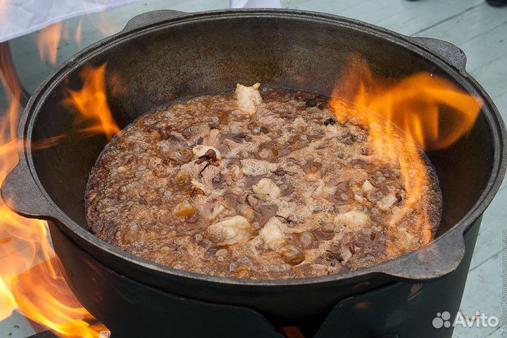 Казан чугунный наманган 22л