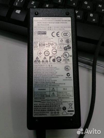 Блок питания для ноутбука samsung cpa09-004a