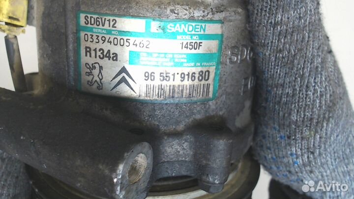 Компрессор кондиционера Citroen C2, 2004