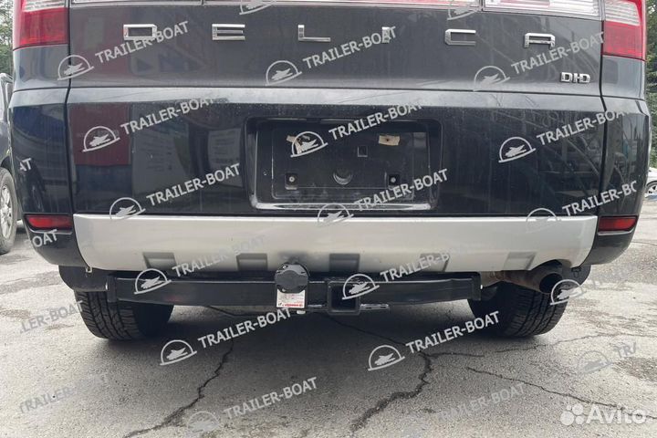 Фаркоп на Mitsubishi Delica D:5 2007-XX, под квадрат, 45479