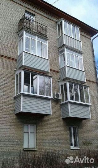 Пластиковый балкон с установкой