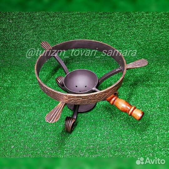 Садж на кованной подставке