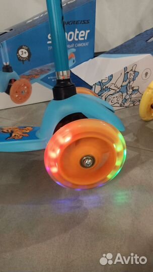 Самокат детский трехколесный kreiss