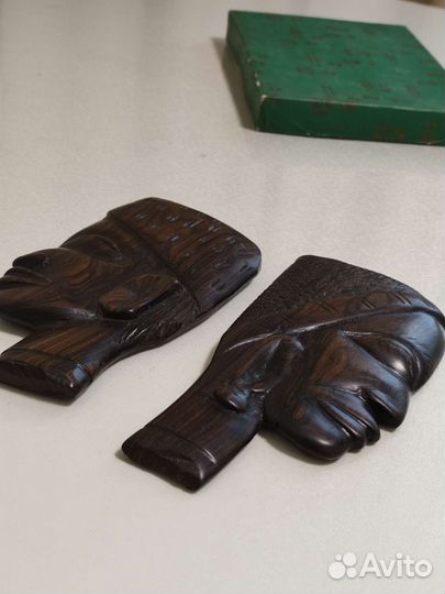 Эстампы.Африканские маски-модерн. Он и она