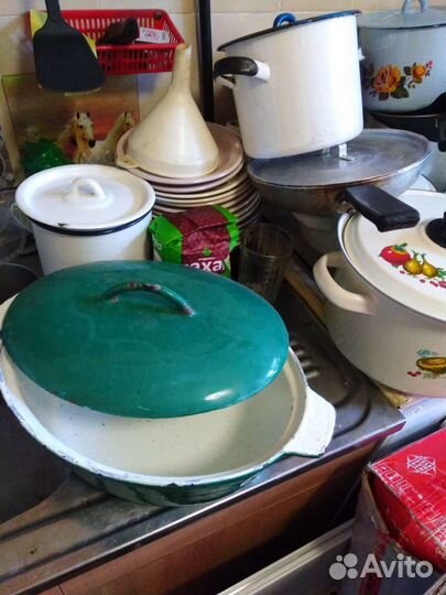 Казан чугунный утятница