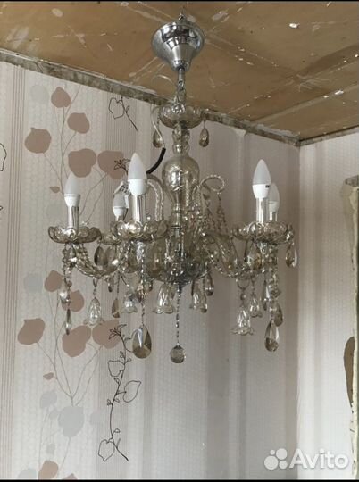 Люстра хрустальная Lamplandia Venezia Brandy