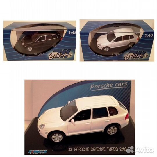 Модели Porsche масштаб 1 43