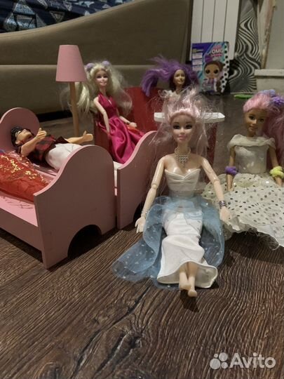 Барби с мебелью