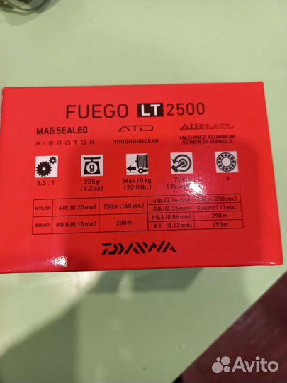 Катушка daiwa fuego lt 2500
