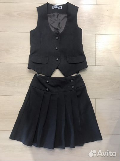 Комплект формы сарафан+юбка+ жилет