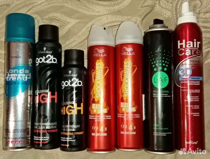 Лаки, Муссы, пенки, спреи для волос