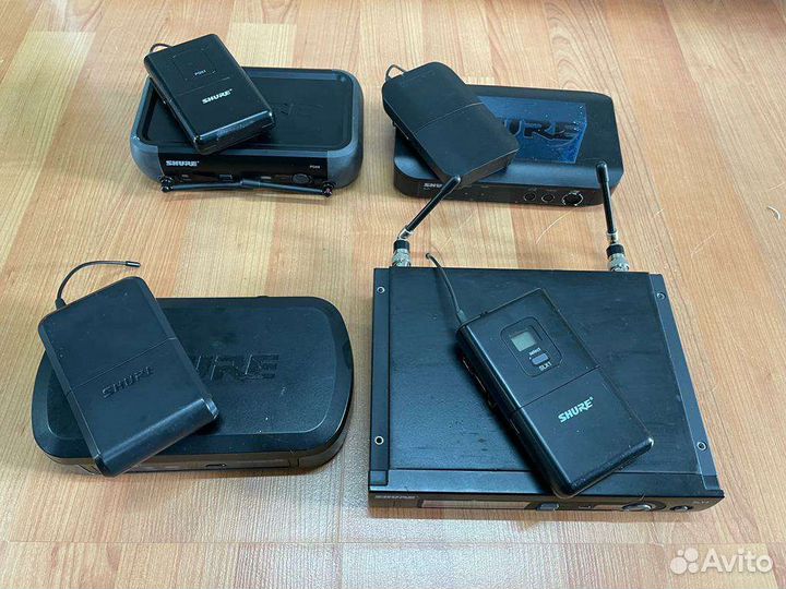 Головные и петличные Радиосистемы Shure