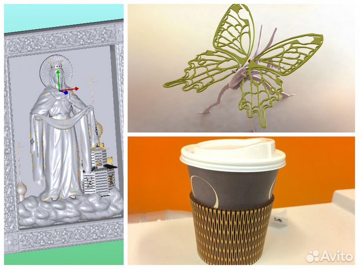 3D и 2D шаблоны для станков чпу