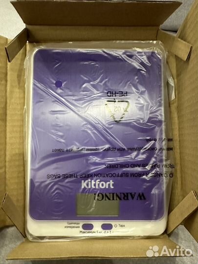 Весы кухонные kitfort KT-803-6