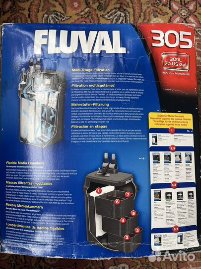 Внешний фильтр Fluval 305