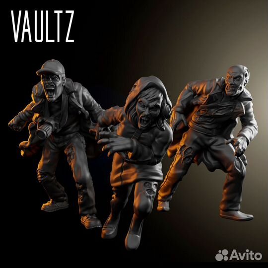 35 мм Миниатюры Зомби Zombicide