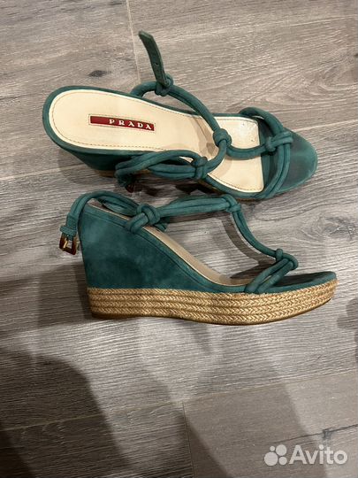 Босоножки prada