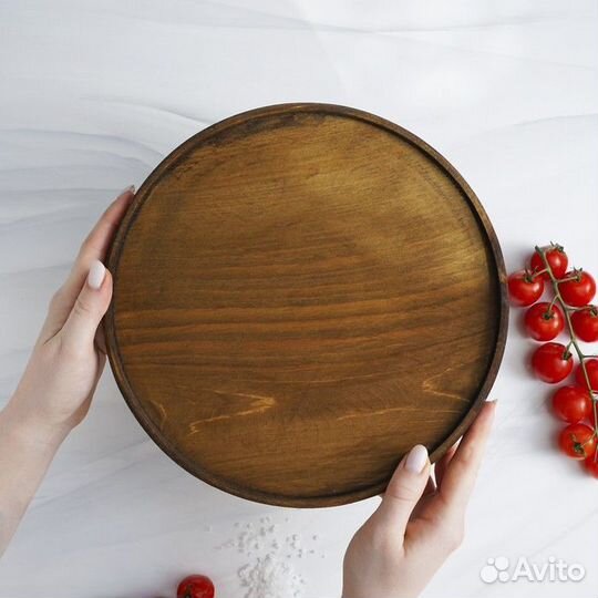 Поднос из натурального кедра Mаgistrо, 25x2,8 см