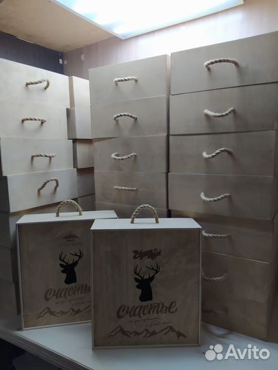 Подарки с логотипом оптом деревянная упаковка