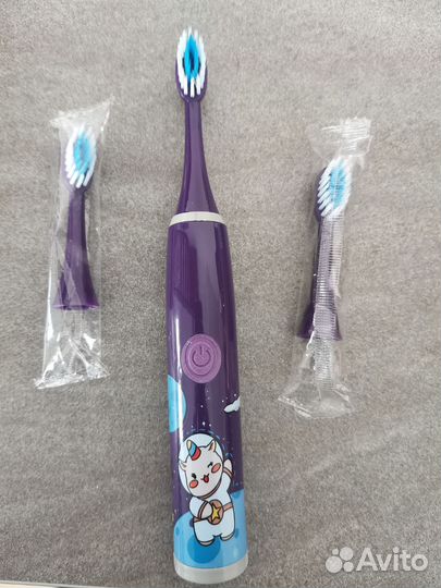 Детская электрическая зубная щетка новая