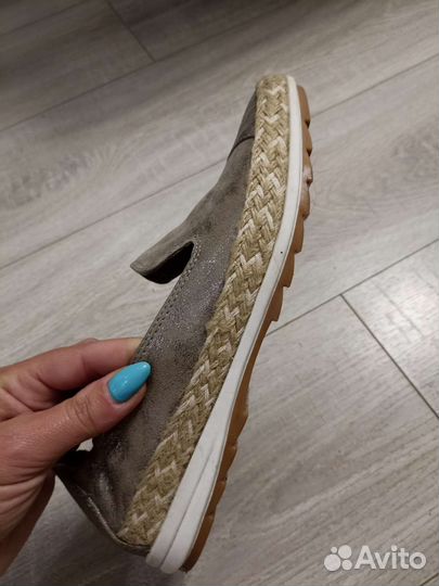 Новые эспадрильи из натуральной кожи