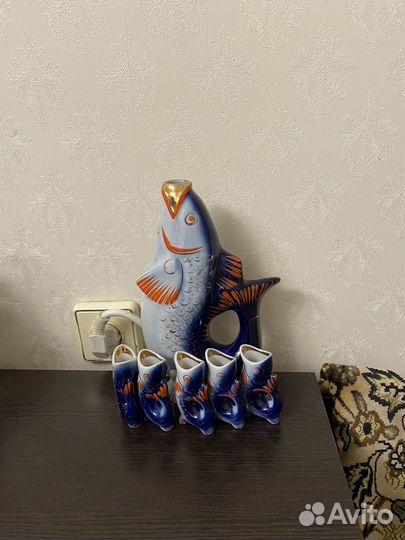 Сервиз в виде рыб