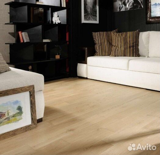 Инженерная широкоформатная доска coswick дуб пасте