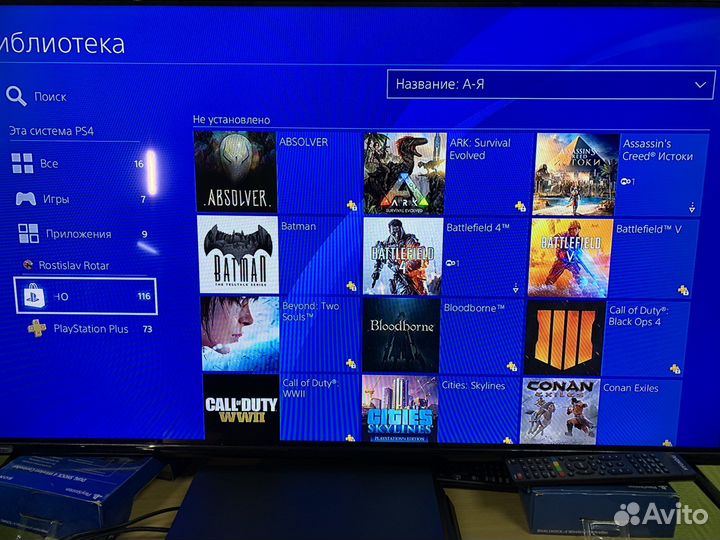 PlayStation 4 Pro + 126 игр