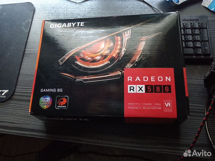 Видеокарта rx580 8gb