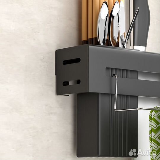 Настенная полка-держатель для кухонных ножей