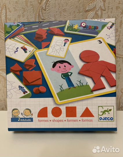 Детская развивающая игра Eduludo Фигуры Djeco