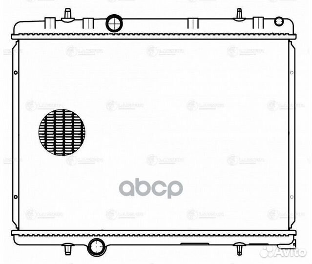 LRC 20W2 радиатор системы охлаждения Peugeot 3